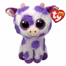 Imagen peluche beanie boos vaca ethel 15cm ty