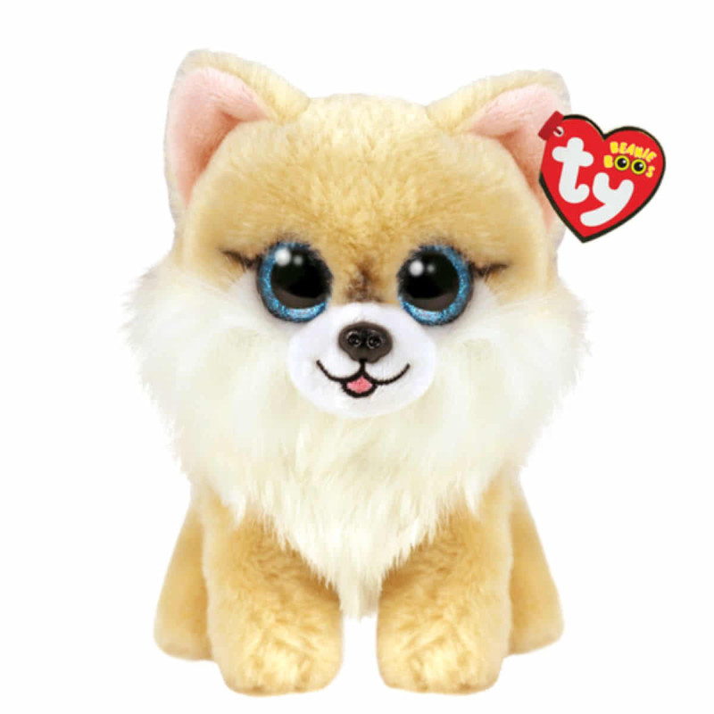 Imagen peluche beanie boos perro tan 15cm ty