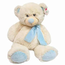 CACHECOL DE URSO MARFIM CELESTE 75CM