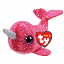 Imagen teeny ty nelly-pink narwhal