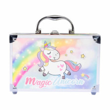 Imagen maletín de maquillaje unicornio nice