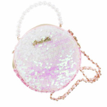 Imagen bolso glamour bauletto lentejuelas redondo nici