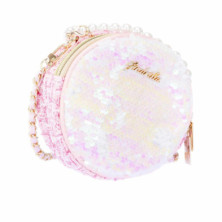 imagen 5 de bolso glamour bauletto lentejuelas redondo nici