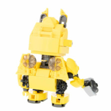 imagen 3 de robot héroes amarillo bloques 221 piezas nice