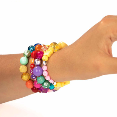 imagen 2 de set de pulseras perline abc 1500 abalorios nice