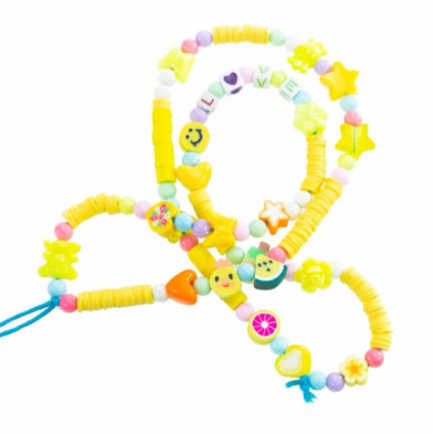 imagen 2 de set de pulseras perline happy rainbow abalorios ni