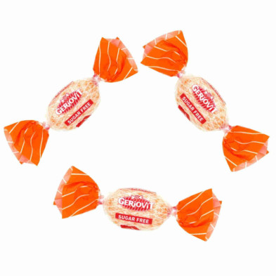 Imagen gajos ácidos sin azúcar naranja gerio