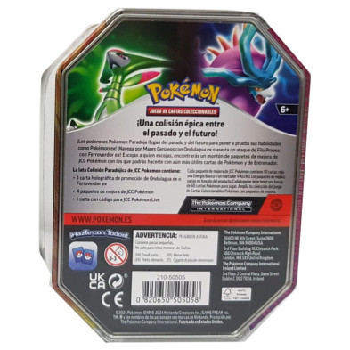 imagen 2 de jcc pokémon lata colisión paradíjica ondulagua ex