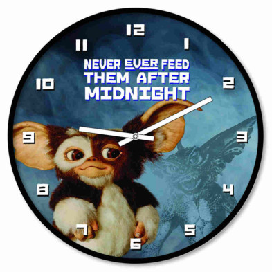 Imagen reloj de pared gremlins medianoche Imagen reloj de pared gremlins medianoche