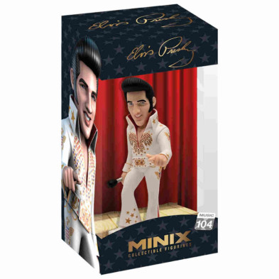 imagen 4 de figura minix de elvis presley de 12cm