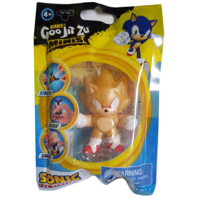 imagen 1 de figura goo jit zu minis super sonic the hedgehog