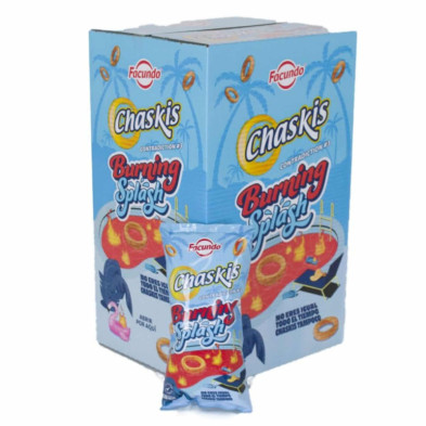 imagen 1 de aperitivo chaskis burning splash facundo 50grs 24u