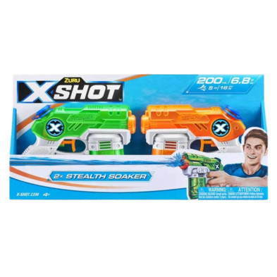 Imagen pistola de agua pack 2 unidades x-shot warfare
