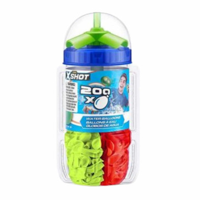 Imagen globos de agua x-shot bote 200 unidades
