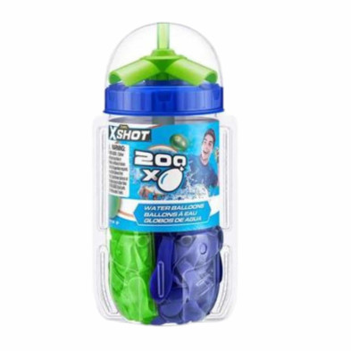imagen 1 de globos de agua x-shot bote 200 unidades