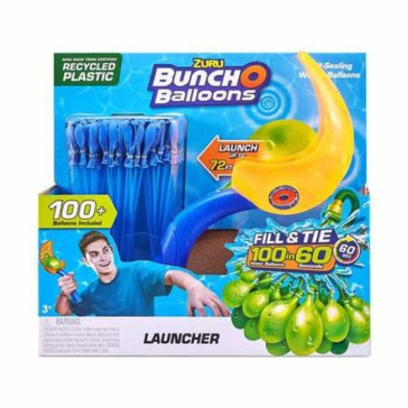 Imagen globos de agua con lanzador Imagen globos de agua con lanzador