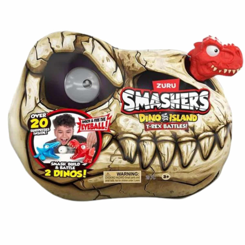 Imagen figura dinosaurio smashers con sorpresa rojo Imagen figura dinosaurio smashers con sorpresa rojo