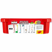 imagen 1 de caja construcción  max build 253 piezas