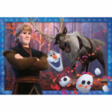 imagen 2 de puzzle frozen 2x24 piezas ravensburger
