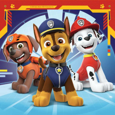 imagen 2 de puzzle paw patrol 3x49 piezas ravensburger