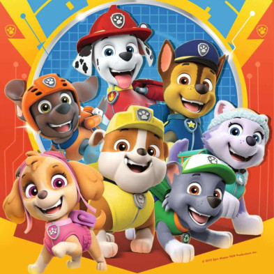 imagen 3 de puzzle paw patrol 3x49 piezas ravensburger