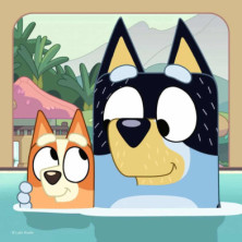 imagen 1 de puzzle bluey 3x49 piezas ravensburger