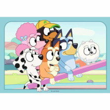 imagen 1 de puzzle bluey 2x12 piezas ravensburger