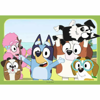 imagen 2 de puzzle bluey 2x12 piezas ravensburger