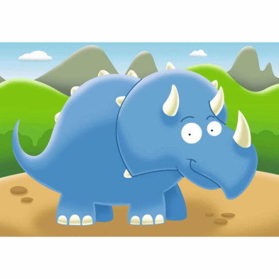 imagen 4 de puzzle dinosaurios 2-3-4-5 piezas ravensburger