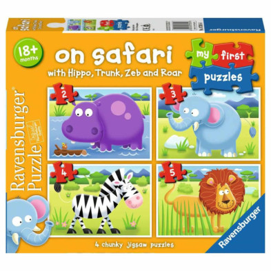 Imagen puzzle safari 2-3-4-5 piezas ravensburger