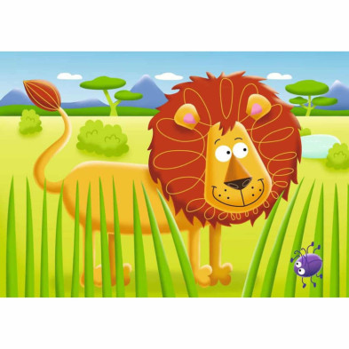 imagen 4 de puzzle safari 2-3-4-5 piezas ravensburger