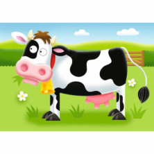imagen 2 de puzzle la granja 2-3-4-5 piezas ravensburger