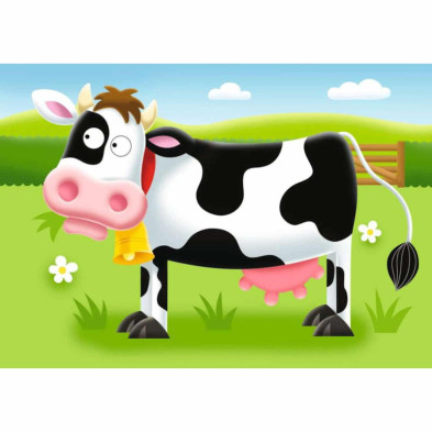 imagen 2 de puzzle la granja 2-3-4-5 piezas ravensburger
