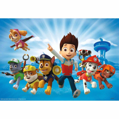 imagen 1 de puzzle paw patrol 2x12 piezas ravensburger