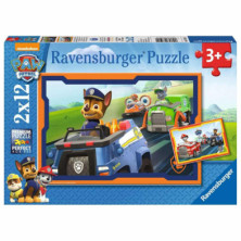 Imagen puzzle paw patrol 2x12 piezas ravensburger col b
