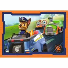 imagen 1 de puzzle paw patrol 2x12 piezas ravensburger col b