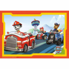 imagen 2 de puzzle paw patrol 2x12 piezas ravensburger col b