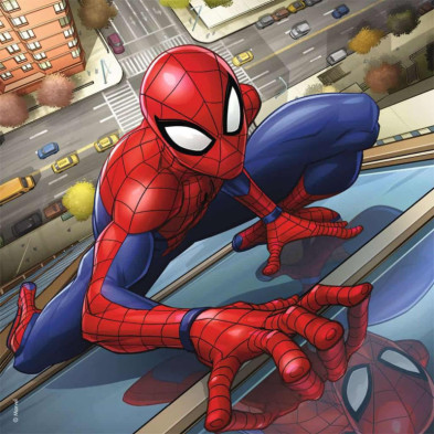 imagen 3 de puzzle spiderman 3x49 piezas ravensburger