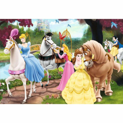 imagen 2 de puzzle princesas 2x24 piezas ravensburger