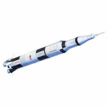 imagen 1 de puzzle 3d apollo saturn v rocket 440 piezas ravens