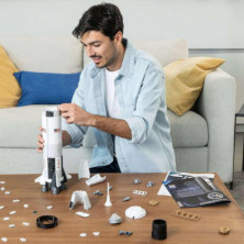 imagen 2 de puzzle 3d apollo saturn v rocket 440 piezas ravens
