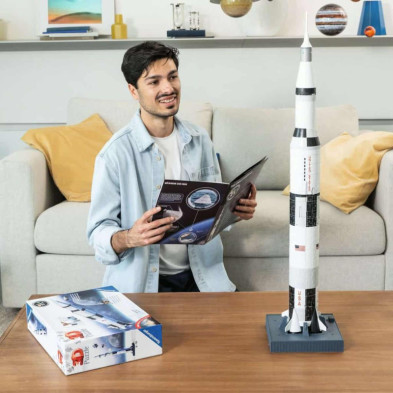 imagen 4 de puzzle 3d apollo saturn v rocket 440 piezas ravens imagen 4 de puzzle 3d apollo saturn v rocket 440 piezas ravens