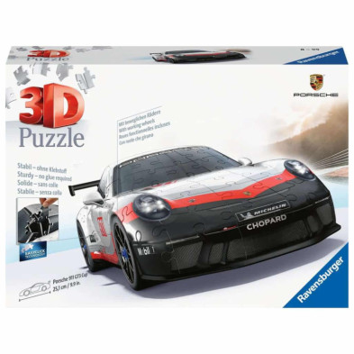 Imagen puzzle 3d porsche 911 gt3 cup 108 piezas ravensbur