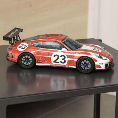 imagen 4 de puzzle 3d porsche 911 gt3 cup salzburg 108 piezas