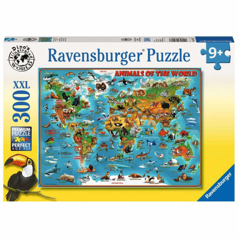 Imagen puzzle animales del mundo 300 piezas xxl ravensbur Imagen puzzle animales del mundo 300 piezas xxl ravensbur