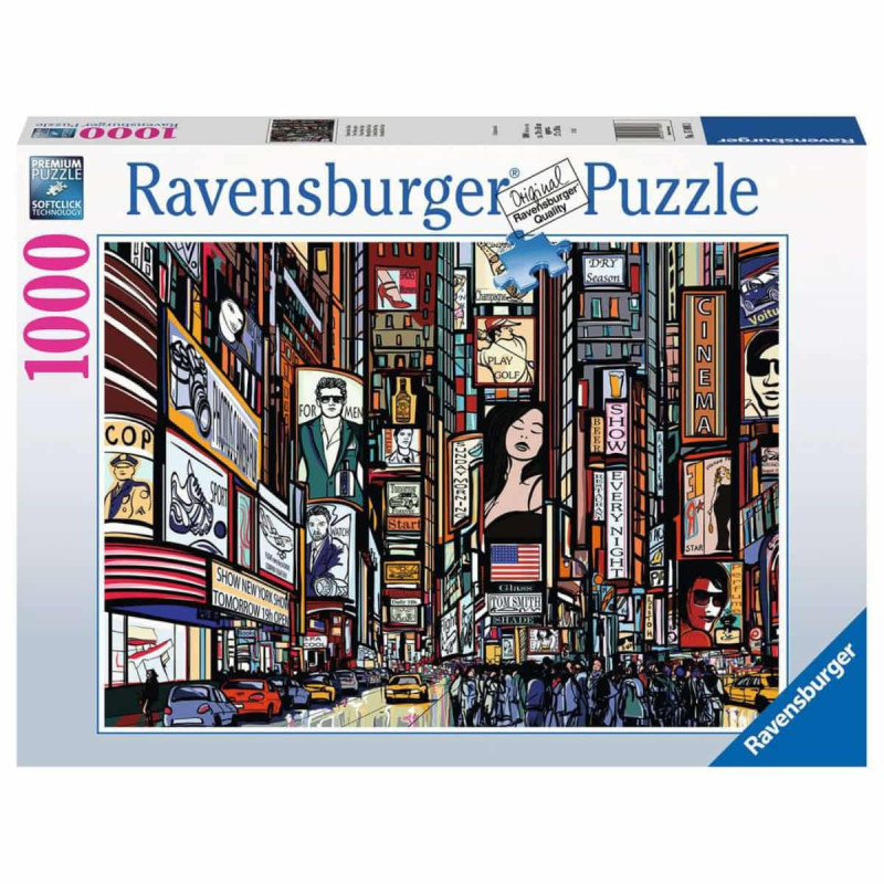 Imagen puzzle animada nueva york 1000 piezas ravensburger