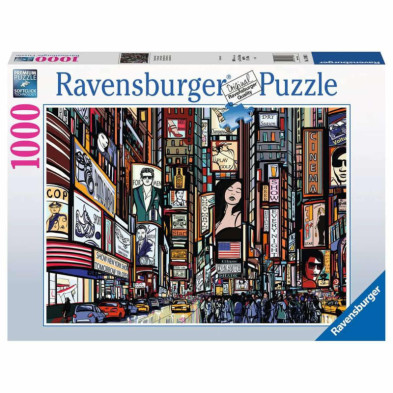 Imagen puzzle animada nueva york 1000 piezas ravensburger