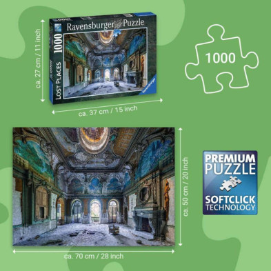 imagen 3 de puzzle salón de baile 1000 piezas ravensburger