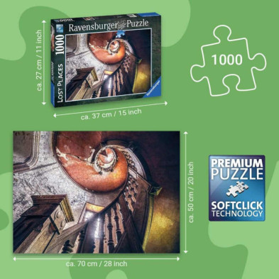 imagen 3 de puzzle escalera de caracol 1000 piezas ravensburge