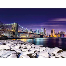 imagen 1 de puzzle invierno a new york 1500 piezas ravensburge
